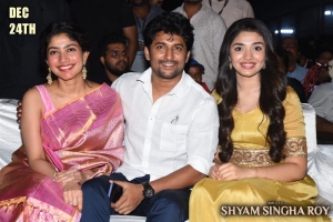 Sai Pallavi, Nani, Krithi Shetty @ Shyam Singha Roy Movie Trailer Launch Stills