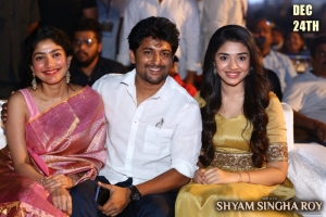 Sai Pallavi, Nani, Krithi Shetty @ Shyam Singha Roy Movie Trailer Launch Stills