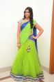 Telugu TV Anchor Shyamala in Green Saree Photos