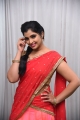 Anchor Shyamala in Pink and Red Half Saree Photos