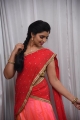 Anchor Shyamala in Pink and Red Half Saree Photos