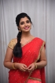 Anchor Shyamala in Pink and Red Half Saree Photos