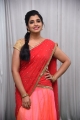 Anchor Shyamala in Pink and Red Half Saree Photos