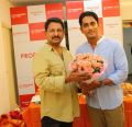 R.Ravindran, Siddharth @ Trident Arts Production No 3 Movie Pooja Stills