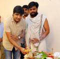 Actor Sathish @ Trident Arts Production No 3 Movie Pooja Stills