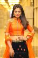 Telugu Actress Siddhi Idnani Images in Orange Dress