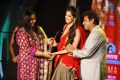 Actress Radha, Lakshmi Rai and  Puneeth Rajkumar at SIIMA Awards 2012 Photos