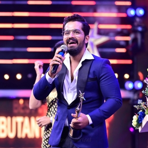 Ambar Pruthvi won Best Debutant Actor (Kannada) award for Dia movie @ SIIMA Awards 2021