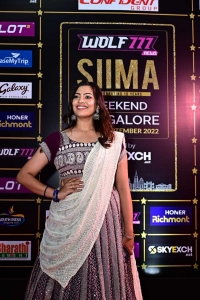 Geetha Madhuri @ SIIMA Awards 2022 Red Carpet Stills