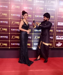 Priya Varrier @ SIIMA Awards 2022 Red Carpet Stills