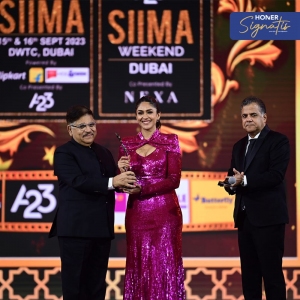 Mrunal Thakur @ Nexa SIIMA Awards 2023 Function Stills