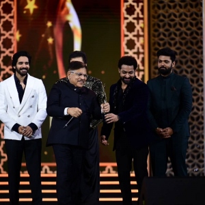 Allu Aravind, Jr NTR @ Nexa SIIMA Awards 2023 Function Stills