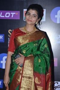 Singer Chinmayi @ SIIMA Awards 2021 Red Carpet Day 1 Photos