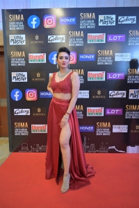 Harshika Poonacha @ SIIMA Awards 2021 Red Carpet Day 1 Photos