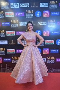 Manvita Kamath @ SIIMA Awards 2021 Red Carpet Day 1 Photos