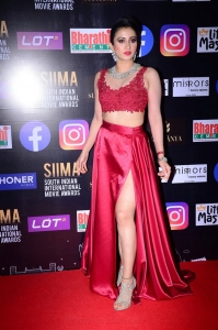 Harshika Poonacha @ SIIMA Awards 2021 Red Carpet Day 1 Photos