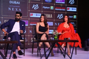 Rana Daggubati, Nidhhi Agerwal, Meenakshi Chaudhary @ SIIMA 2023 Press Meet Stills