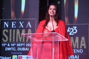 Actress Meenakshi Chaudhary @ SIIMA 2023 Press Meet Stills