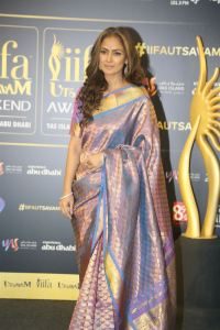 Actress Simran Saree Pics @ IIFA Utsavam Press Conference