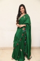 Actress Simrat Kaur Green Saree Pics @ My South Diva Calendar 2021 Launch