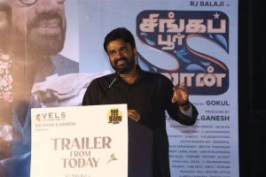 Vijay @ Singapore Saloon Movie Trailer Launch Stills