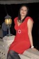 Singer Madhoo Hot Stills in Red Dress