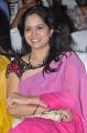 Telugu Playback Singer Sunitha Upadrashta Pink Saree Pics