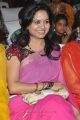 Telugu Singer Sunitha Hot Pink Transparent Saree Photos