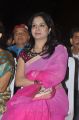 Singer Sunitha Upadrashta Pink Saree Pics at Park Audio Release