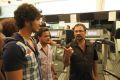 Gautham Karthik, Sarvanan at Sippai Movie On Location Photos