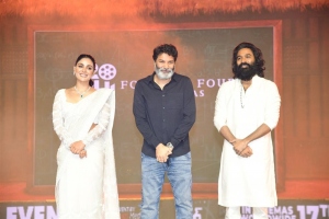 Samyuktha Menon, Trivikram Srinivas, Dhanush @ Sir Movie Pre Release Event Photos