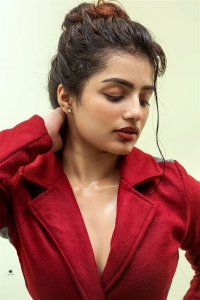 Actress Sirri Raju Red Dress Photoshoot Stills