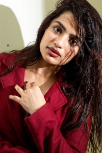 Actress Sirri Raju Red Dress Photoshoot Stills