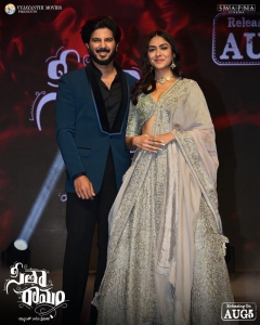 Dulquer Salmaan, Mrunal Thakur @ Sita Ramam Pre Release Event Stills