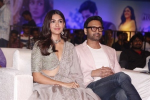 Mrunal Thakur, Sumanth @ Sita Ramam Pre Release Event Stills