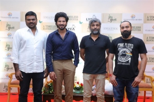 GKM Tamil Kumaran, Dulquer Salmaan, Hanu Raghavapudi, Vishal Chandrashekhar @ Sita Ramam Tamil Thanks Meet Stills