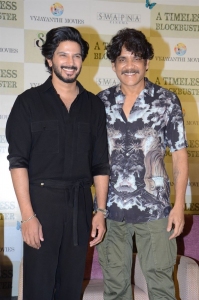 Dulquer Salmaan, Nagarjuna @ Sita Ramam Movie Thanks Meet Stills