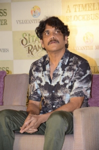 Akkineni Nagarjuna @ Sita Ramam Movie Thanks Meet Stills