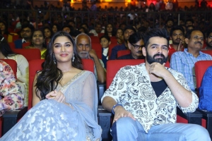 Saiee Manjrekar, Ram @ Skanda Pre Release Thunder Event Stills