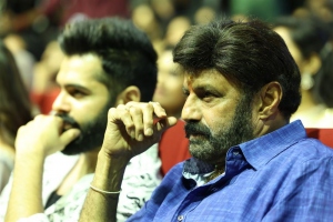 Ram Pothineni, Nandamuri Balakrishna @ Skanda Pre Release Thunder Event Stills