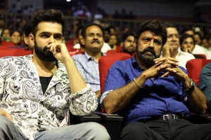 Ram Pothineni, Nandamuri Balakrishna @ Skanda Pre Release Thunder Event Stills