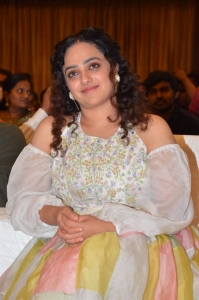 Actress Nithya Menon @ Skylab Movie Pre-Release Event Stills