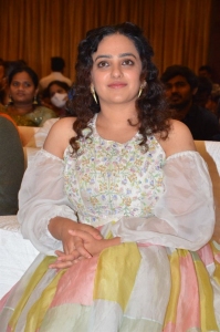 Actress Nithya Menon @ Skylab Movie Pre-Release Event Stills