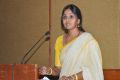 Telugu Pop Singer Smita Photos in Cotton Saree