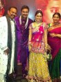 Venkat Prabhu with wife at Actress Sneha Nalangu Function