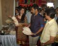 Sneha & Prasanna at Meena Bazaar Inauguration