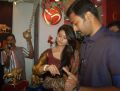 Sneha & Prasanna at Meena Bazaar Inauguration