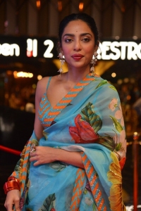 Actress Sobhita Dhulipala New Saree Stills @ Major Teaser Launch