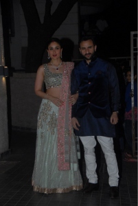 Kareena Kapoor, Saif Ali Khan @ Soha Ali Khan Kunal Khemu Wedding Reception Photos