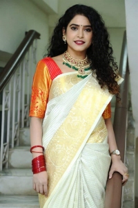 Bullet Satyam Actress Sonakshi Varma Saree Pics